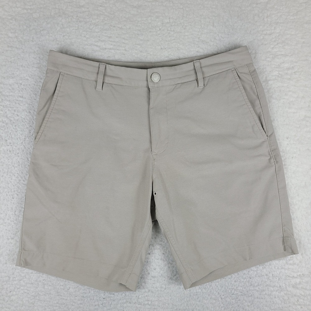 BONOBOS Golf Shorts Mens 30 Taupe Gray 8" Inseam Hybrid Chino Performance